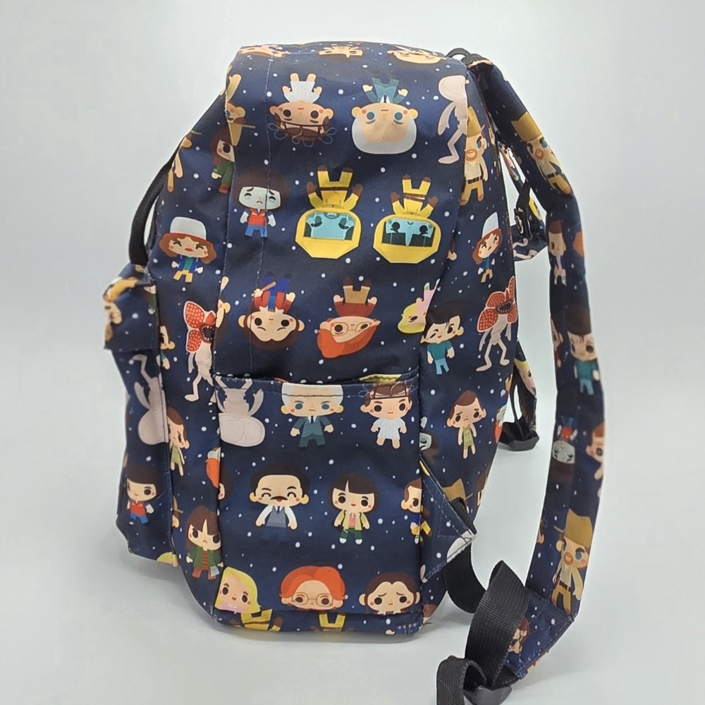 Stranger Things Chibi Print Backpack - Picture 5 of 10